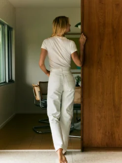 Women Imogene + Willie Pants & Shorts*augusta washed white canvas