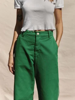 Women Imogene + Willie Pants & Shorts*baker striped trouser in kelly green