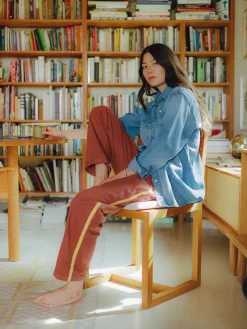 Women Imogene + Willie Pants & Shorts*baker striped trouser in terra