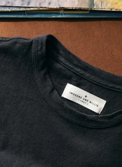 Women Imogene + Willie T-Shirts|Tees & Tanks*black knit midweight crew