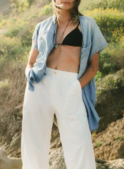 Women Imogene + Willie Pants & Shorts*blake military trouser in white