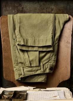 Imogene + Willie Pants & Shorts*campbell pleated chino in field tan