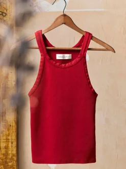 Women Imogene + Willie Tees & Tanks*cardinal ribbed racerback tank