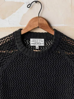 Women Imogene + Willie Knits & Sweaters*cascabel open weave sweater in black
