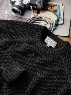 Women Imogene + Willie Knits & Sweaters*cascabel open weave sweater in black