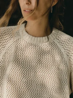 Women Imogene + Willie Knits & Sweaters*cascabel open weave sweater in natural