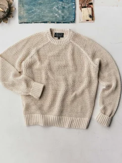Imogene + Willie Knits & Sweaters*cascabel open weave sweater in natural