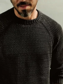 Imogene + Willie Knits & Sweaters*cascabel open weave sweater in black