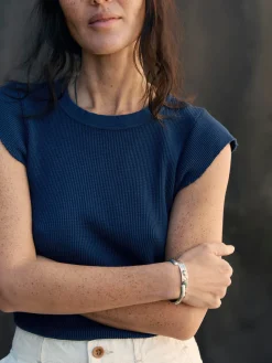 Women Imogene + Willie Knits & Sweaters|Tees & Tanks*cut sleeve thermal in navy