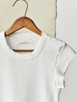 Women Imogene + Willie Knits & Sweaters|Tees & Tanks*cut sleeve thermal in white
