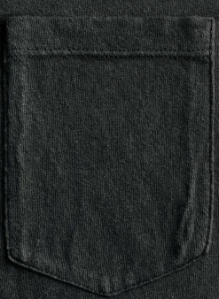 Imogene + Willie T-Shirts*faded black knit pocket tee