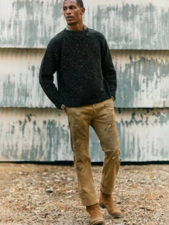 Imogene + Willie Knits & Sweaters*galway wool sweater in black nep