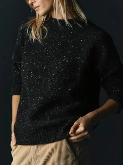 Women Imogene + Willie Knits & Sweaters*galway wool sweater in black nep