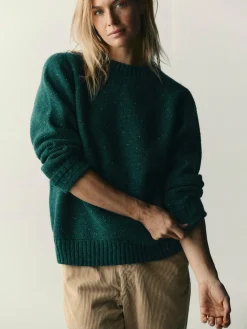 Women Imogene + Willie Knits & Sweaters*galway wool sweater in spruce nep