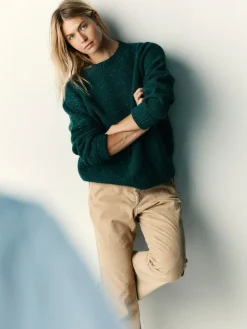 Women Imogene + Willie Knits & Sweaters*galway wool sweater in spruce nep