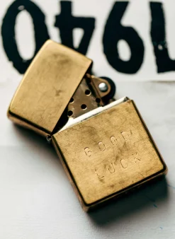 Women Imogene + Willie Accessories|Accessories*hand stamped "good luck" zippo