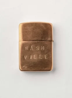 Women Imogene + Willie Accessories|Accessories*hand stamped "nashville" zippo