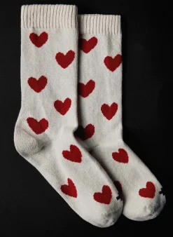 Women Imogene + Willie Socks|Accessories*heart sock in natural