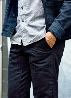 Imogene + Willie Pants & Shorts|Denim*hencye workpant in black indigo