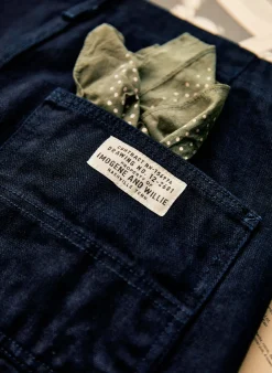 Imogene + Willie Pants & Shorts|Denim*hencye workpant in black indigo