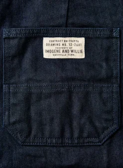 Imogene + Willie Pants & Shorts|Denim*hencye workpant in black indigo