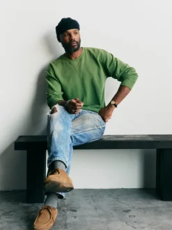 Imogene + Willie Knits & Sweaters*hilts sweatshirt sunfaded green