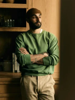 Imogene + Willie Knits & Sweaters*hilts sweatshirt sunfaded green