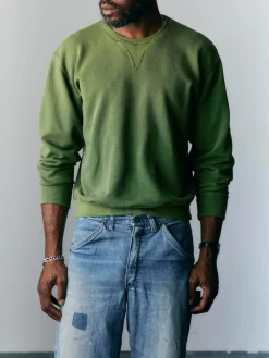 Imogene + Willie Knits & Sweaters*hilts sweatshirt sunfaded green