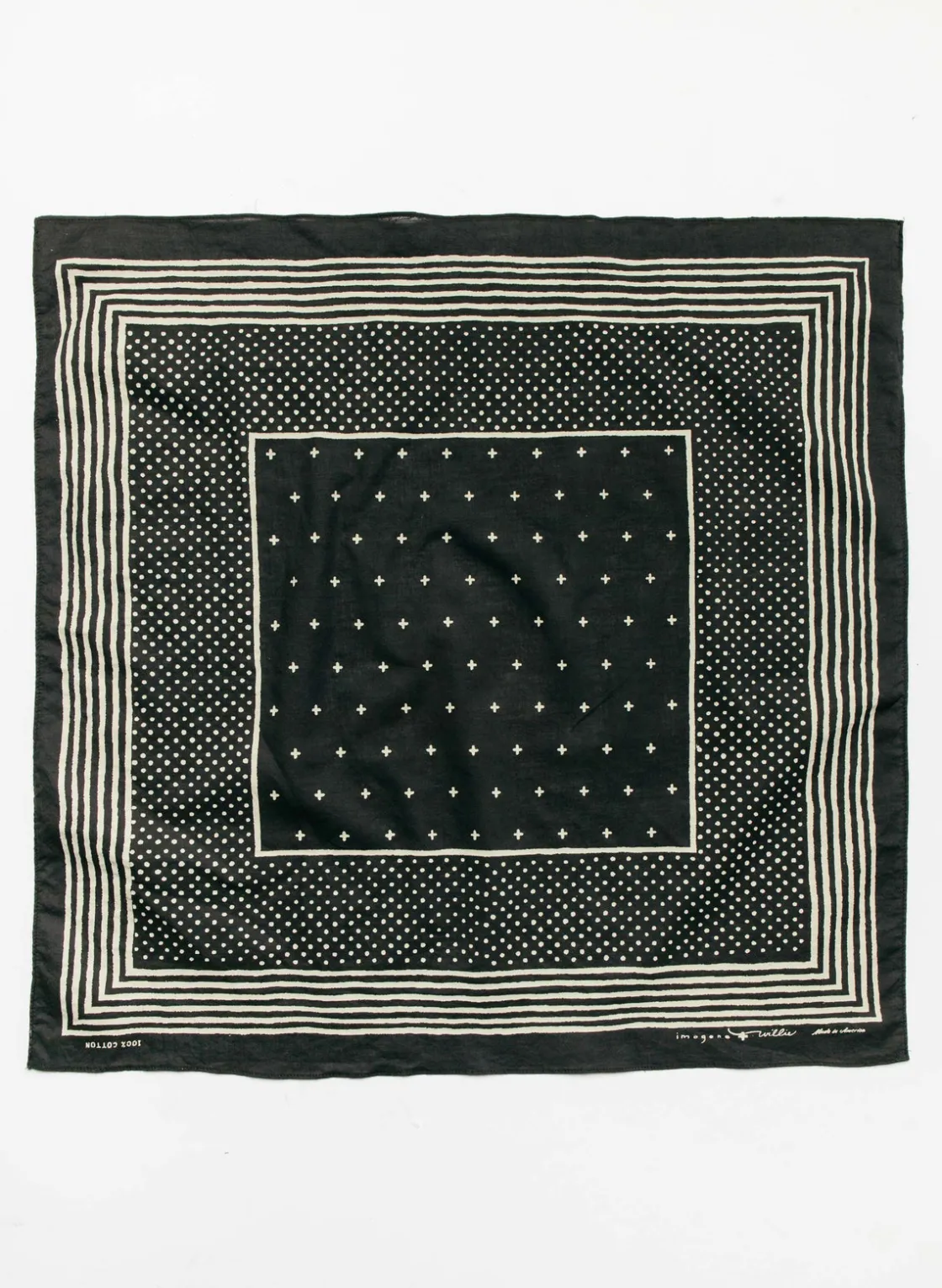 Women Imogene + Willie Bandanas|Accessories*i+w vintage black bandana v2