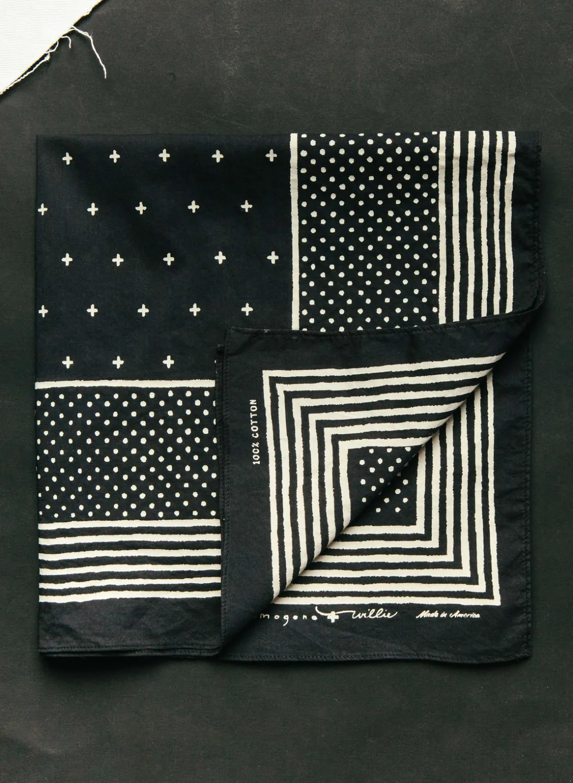 Women Imogene + Willie Bandanas|Accessories*i+w vintage black bandana v2