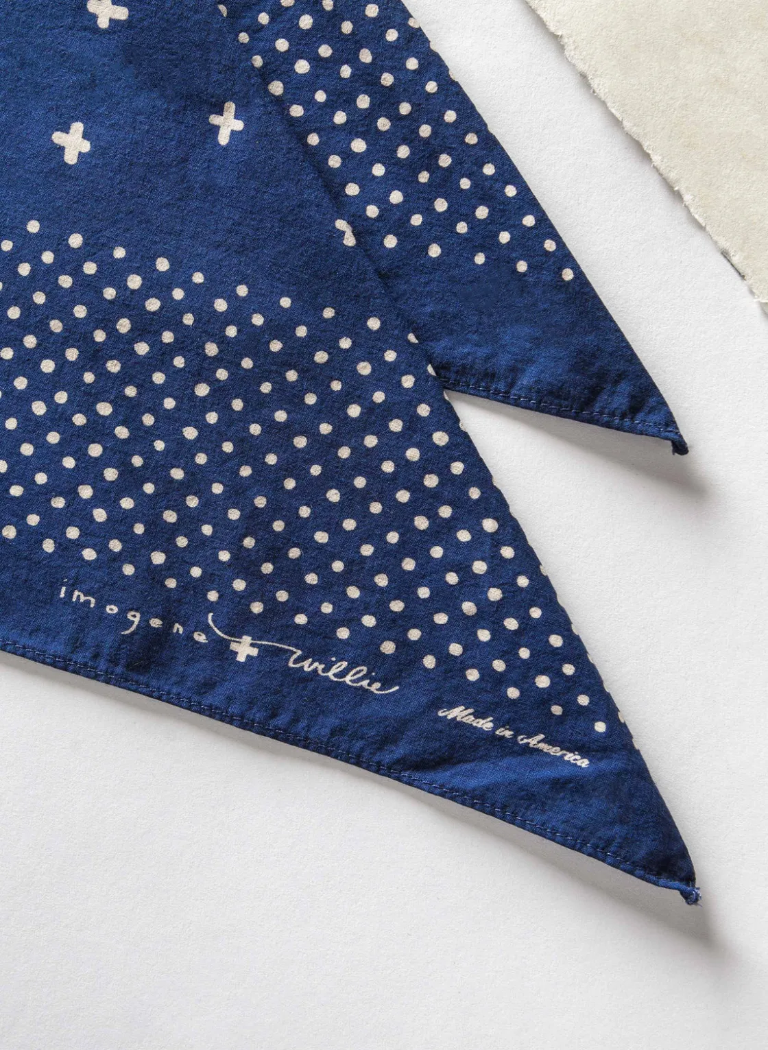 Imogene + Willie Bandanas*i+w vintage blue bandana