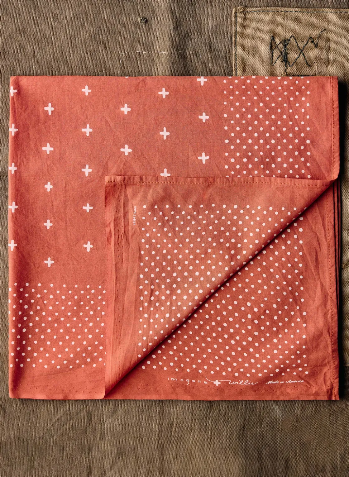 Women Imogene + Willie Bandanas|Accessories*i+w vintage orange bandana