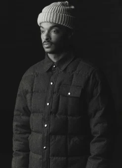 Imogene + Willie Jackets*i+w x crescent down works quilted jaspe jacket