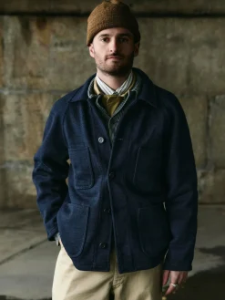 Imogene + Willie Jackets*i+w x dehen knit work coat