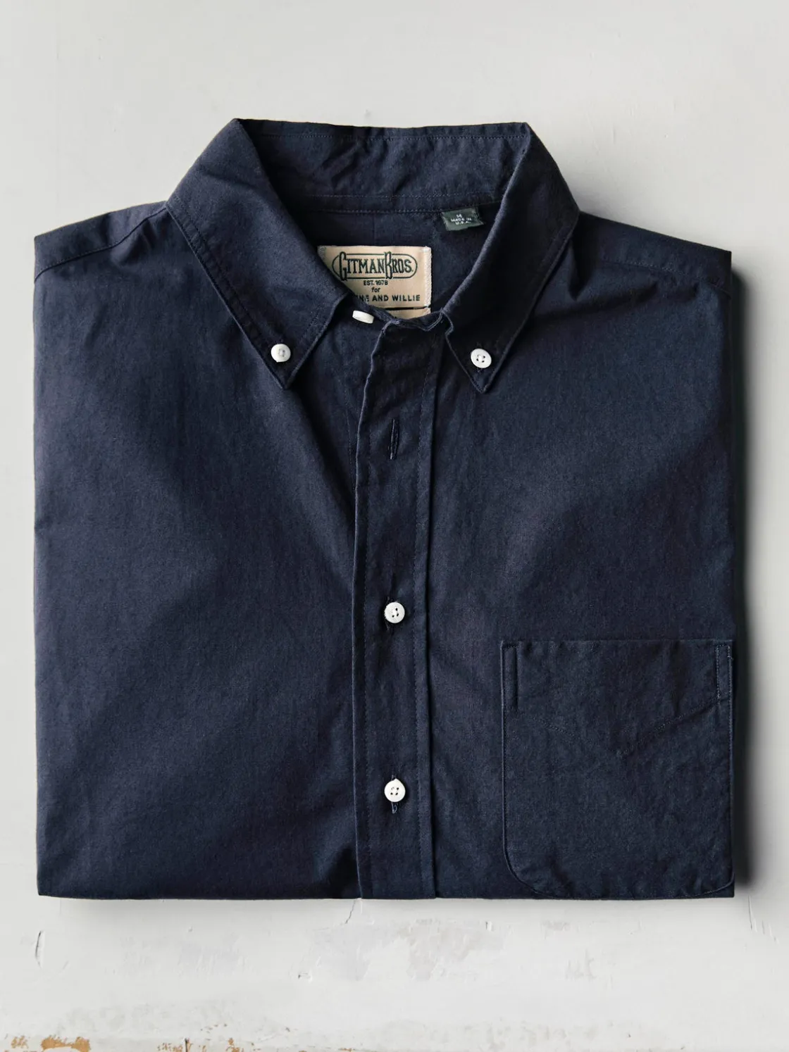 Imogene + Willie Shirts*i+w x Gitman Vintage navy oxford