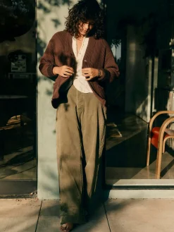 Women Imogene + Willie Knits & Sweaters*knit waffle cardigan in brown