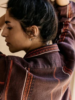 Women Imogene + Willie Jackets*lagos woven border jacket