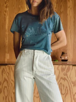 Women Imogene + Willie Pants & Shorts|Denim*logan bleached indigo stripe
