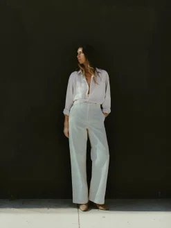 Women Imogene + Willie Pants & Shorts|Denim*logan bleached indigo stripe