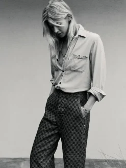 Women Imogene + Willie Denim|The Jeans*logan washed indigo check