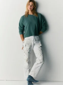 Women Imogene + Willie Knits & Sweaters*long sleeve midweight crew in spruce