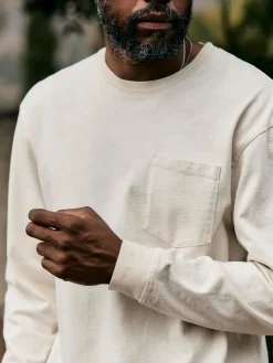 Imogene + Willie Knits & Sweaters|T-Shirts*long sleeve pocket tee in vintage white