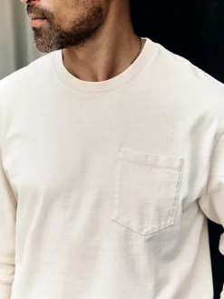 Imogene + Willie Knits & Sweaters|T-Shirts*long sleeve pocket tee in vintage white