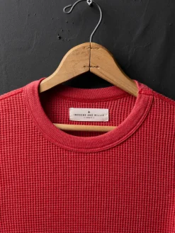 Women Imogene + Willie Knits & Sweaters*long sleeve waffle thermal in faded red