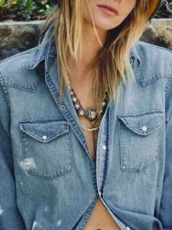 Women Imogene + Willie Shirts*mcfly washed pearl snap