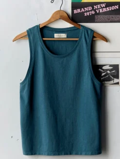 Imogene + Willie T-Shirts*midweight box tank in teal