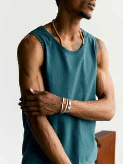 Imogene + Willie T-Shirts*midweight box tank in teal