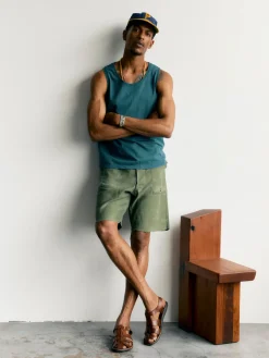 Imogene + Willie T-Shirts*midweight box tank in teal