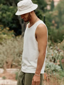 Imogene + Willie T-Shirts*midweight box tank in vintage white