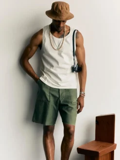 Imogene + Willie T-Shirts*midweight box tank in vintage white